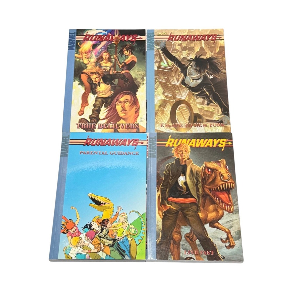 Marvel Runaways Lot 4 Omnibus Volumes PB Book Includes original issues 1 to 24